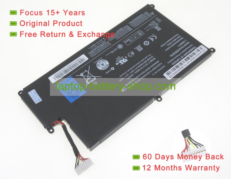 Lenovo L10M4P11, 2ICP4/51/161-2 7.4V 8060mAh original batteries - Click Image to Close