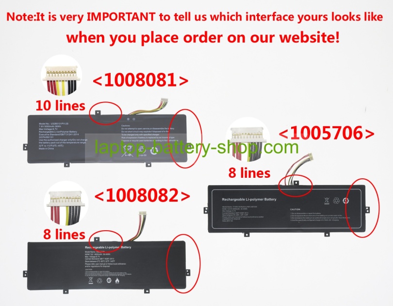 Jumper Z140A-SF 7.6V 4800mAh original batteries - Click Image to Close