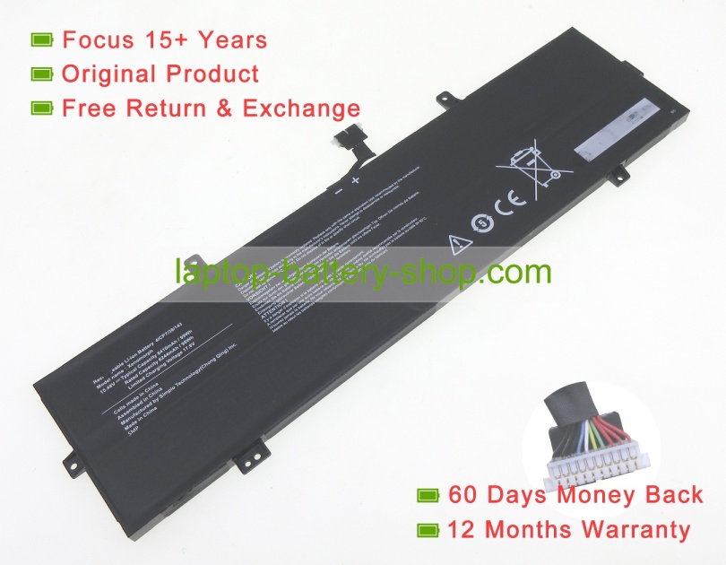 15.48V 6244mAh original batteries - Click Image to Close