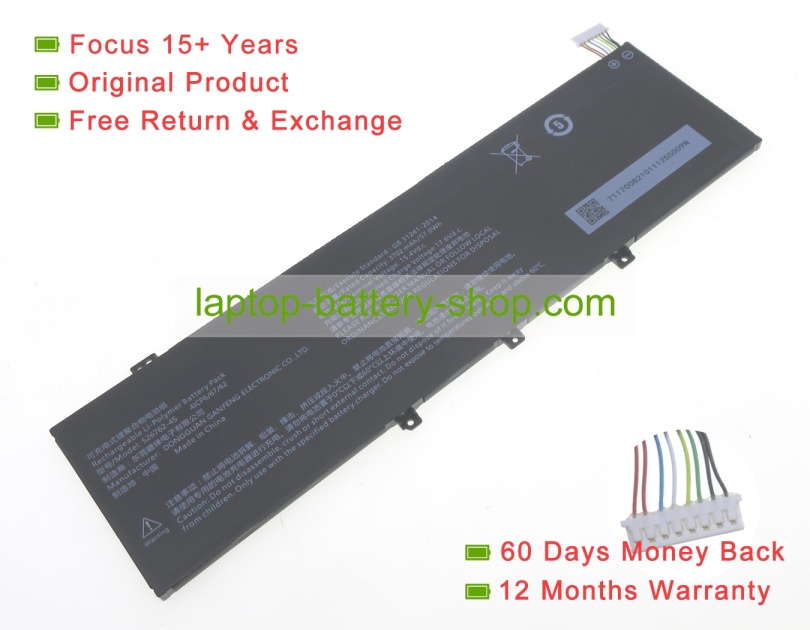 Rtdpart 526762-4S, 526762 15.4V 3702mAh original batteries - Click Image to Close