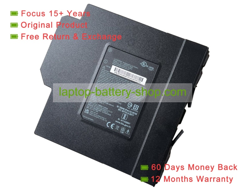 Getac BP3S2P2100S-03, 441128700002 11.1V 4000mAh original batteries - Click Image to Close