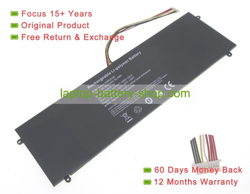 Jumper NV-4774126-2S, 1544-9701 7.4V 3500mAh original batteries - Click Image to Close