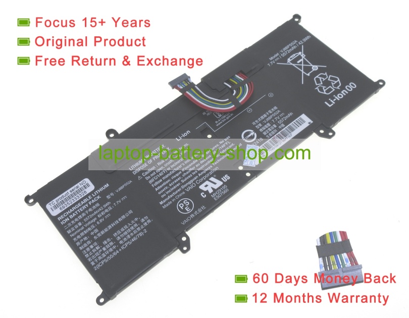 Sony VJ8BPS52A 7.7V 5572mAh original batteries - Click Image to Close