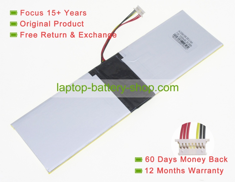 Rtdpart 3364104 7.6V 3500mAh original batteries - Click Image to Close