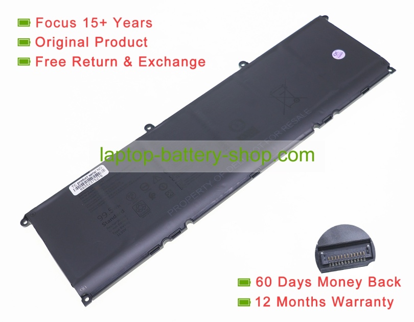 Dell 6D2HW, KV690 11.55V 8615mAh original batteries - Click Image to Close