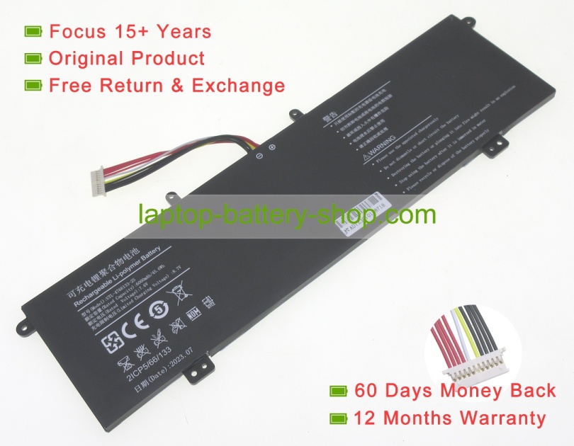 Xidu 4663117-2S2P 7.6V 5400mAh original batteries - Click Image to Close