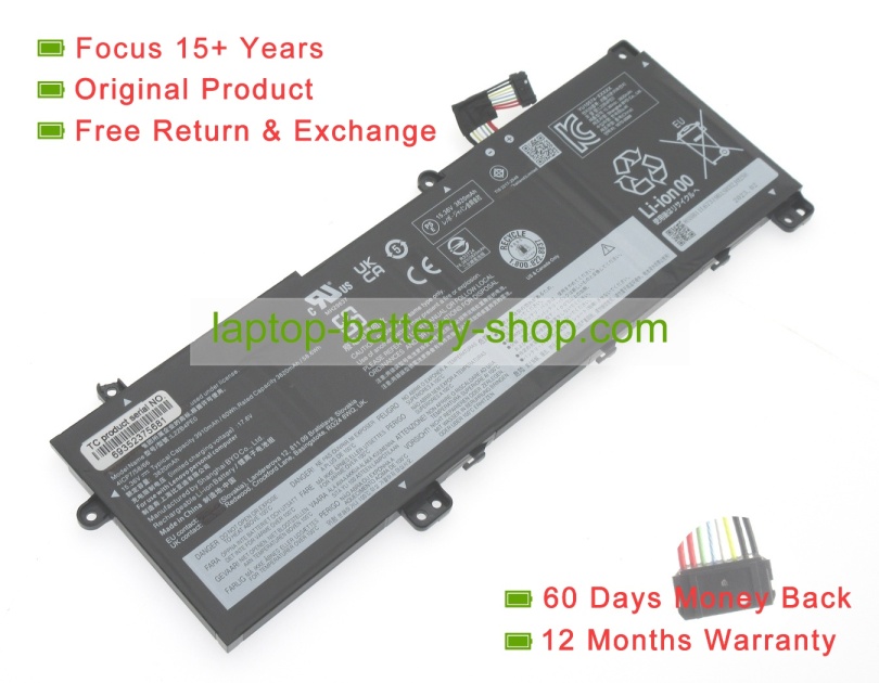 Lenovo L22B4PE0, L22L4PE0 15.36V 3820mAh original batteries - Click Image to Close