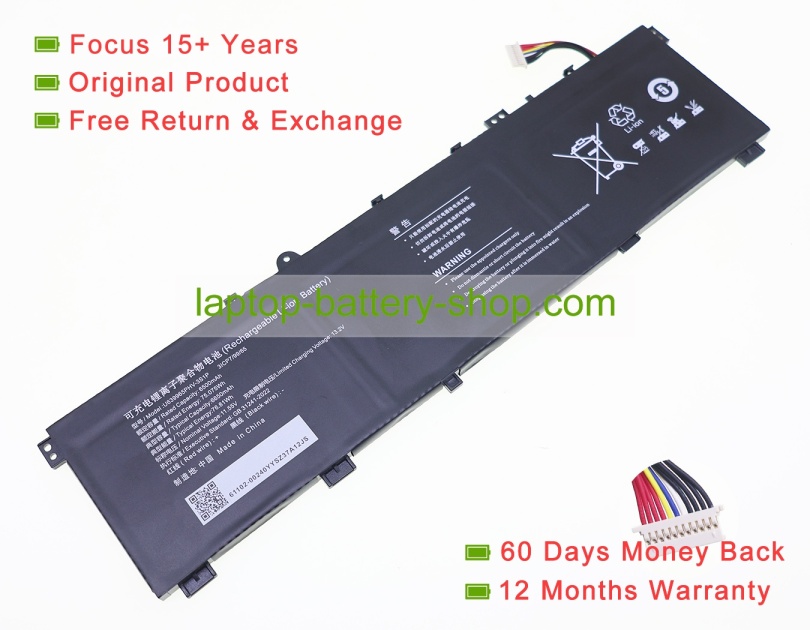 Rtdpart U639965PHV-3S1P, 639965 11.55V 6650mAh original batteries - Click Image to Close