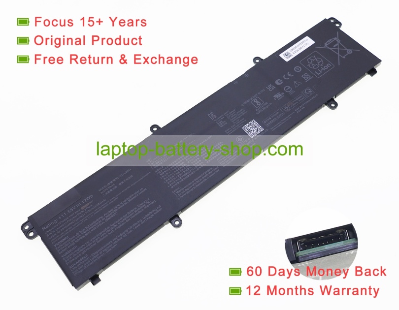 Asus C31N2204, 0B200-04330000 11.55V 3636mAh original batteries - Click Image to Close