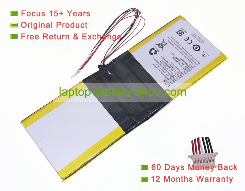 Rtdpart YLY 5064175, 5064175 7.6V 3750mAh original batteries - Click Image to Close