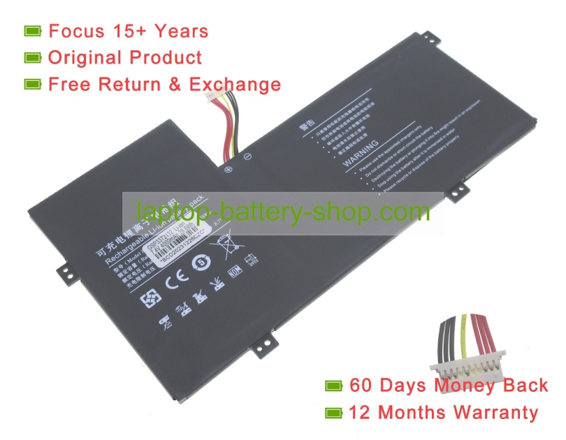 Rtdpart GSP3372132, 3372132 7.4V 4000mAh original batteries - Click Image to Close