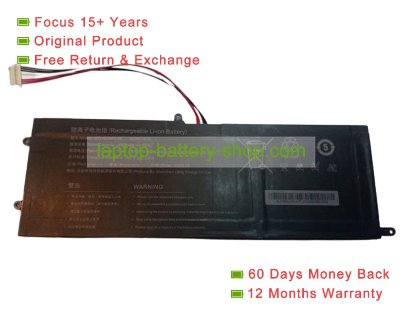 Rtdpart UTL-527872-3S 11.4V 4000mAh original batteries - Click Image to Close