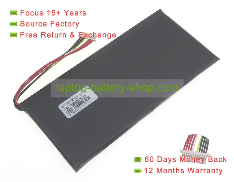 Rtdpart 5840139, 5840139-2S 7.6V 5000mAh replacement batteries - Click Image to Close