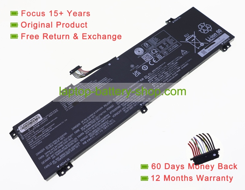 Lenovo L23D4PC3, 5B11M75490 15.56V 6404mAh original batteries - Click Image to Close