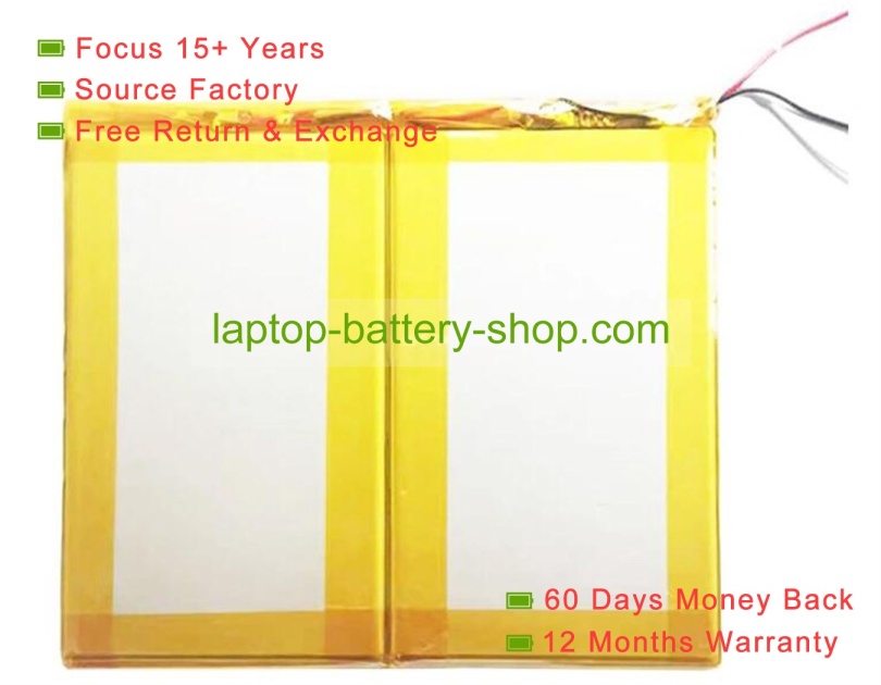 Teclast 2949119, 36118147 3.7V 10000mAh replacement batteries - Click Image to Close