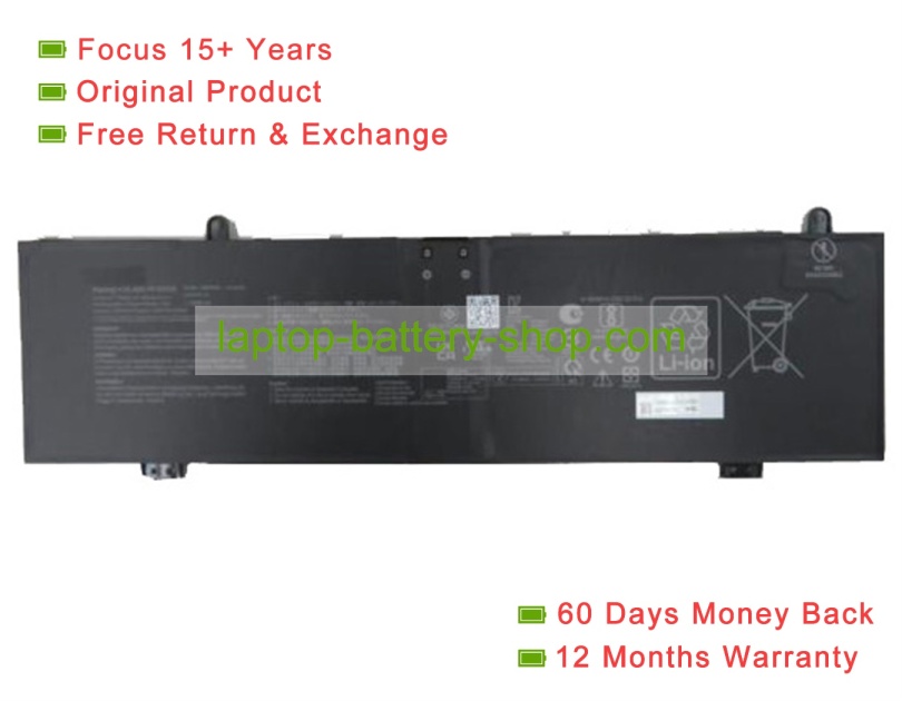 Asus C41N2303, 0B200-04450000 15.48V 5814mAh original batteries - Click Image to Close