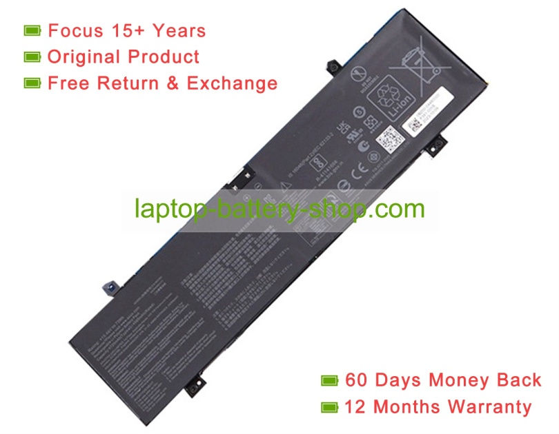 Asus C41N2302, 0B200-04460000 15.48V 4716mAh original batteries - Click Image to Close