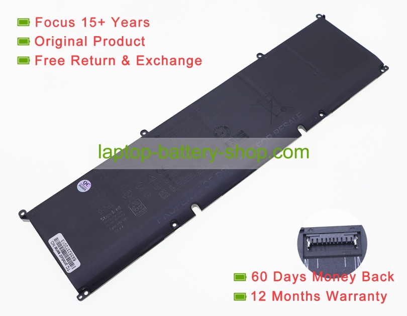 Dell POFWH, P0FWH 11.7V 7692mAh original batteries - Click Image to Close