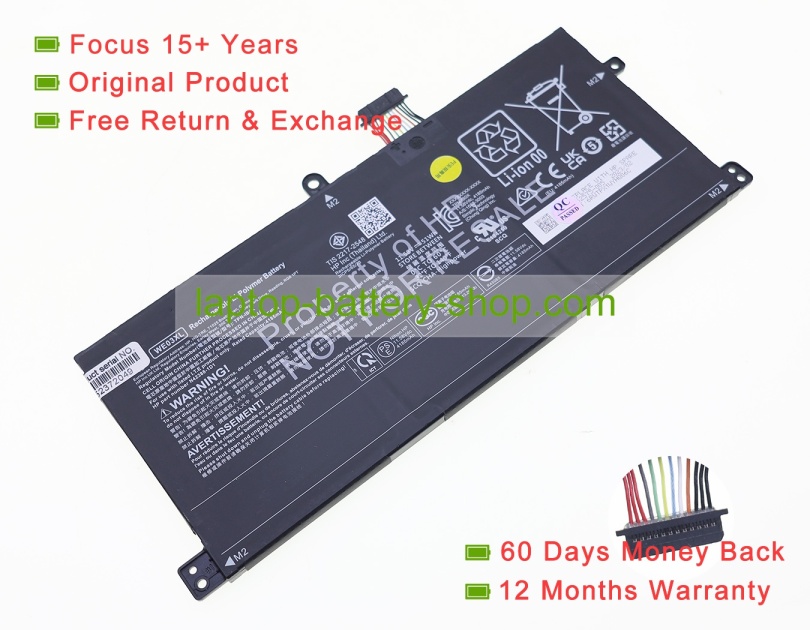 Hp TPN-DB1R, WE03XL 11.58V 4185mAh original batteries - Click Image to Close