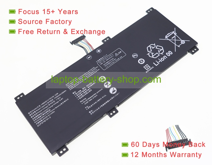 Huawei HB6081V1ECW-22B 7.64V 7330mAh replacement batteries - Click Image to Close