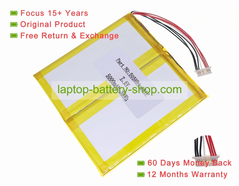 Chuwi 5059B4-2S1P 7.6V 5000mAh original batteries - Click Image to Close