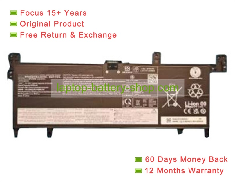 Lenovo L24C4PK4, SB11Q02052 15.6V 3506mAh original batteries - Click Image to Close