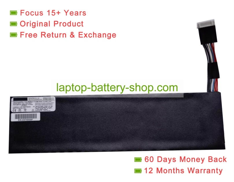 Advent TKL-130W-BAT 10.8V 3500mAh original batteries - Click Image to Close