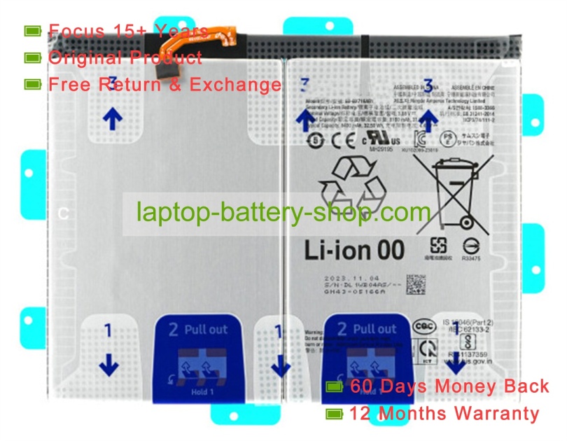 Samsung EB-BX716ABY 3.88V 8160mAh original batteries - Click Image to Close