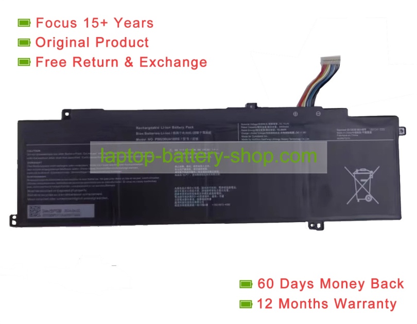 Dynabook PS0236UA1BRS 15.4V 3900mAh original batteries - Click Image to Close