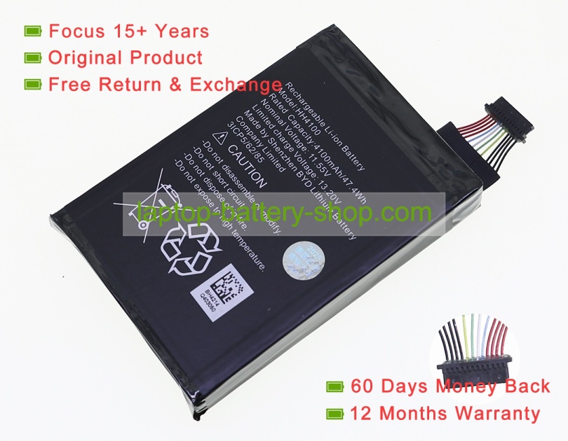 11.55V 4100mAh original batteries - Click Image to Close