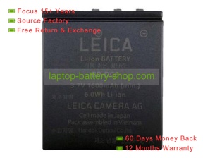 Leica BP-DC8 3.7V 1600mAh replacement batteries