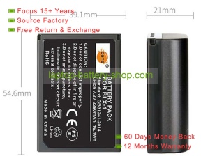 Olympus blx-1 7.2V 2280mAh replacement batteries