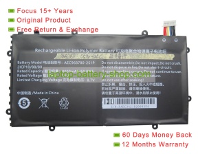 Rtdpart AEC968780-2S1P, 968780 7.6V 8000mAh original batteries