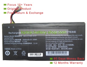 Rtdpart AEC317599-3S1P, 317599 11.55V 3600mAh original batteries