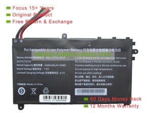 Rtdpart AEC657574-2S1P, 657574 7.6V 5400mAh original batteries