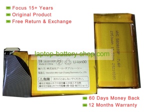 Rtdpart WYC 5838100P, 5838100 7.6V 2050mAh original batteries