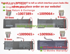 Rtdpart 537077-3S-1, 537077-3S 11.4V 4825mAh original batteries